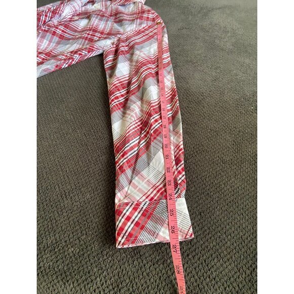 Anchor Blue button front long sleeve shirt size medium - Picture 4 of 6